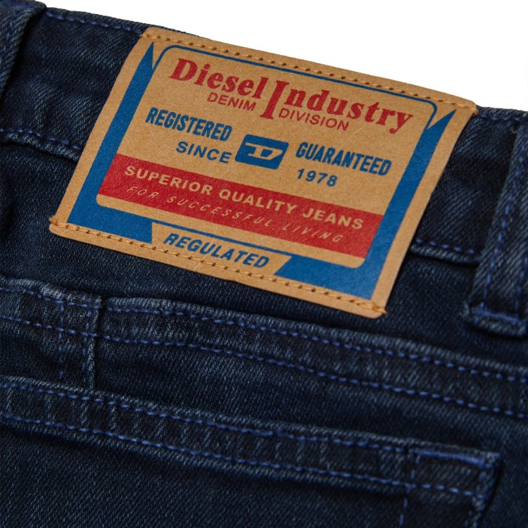 DIESEL Jeans blu scuro a zampa bambina