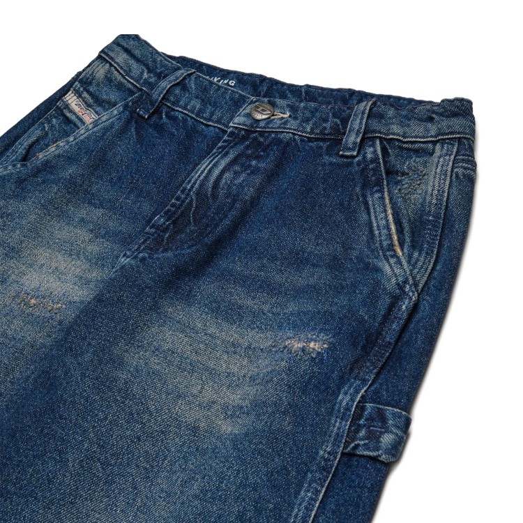 DIESEL Jeans scuri baggy cargo bambina