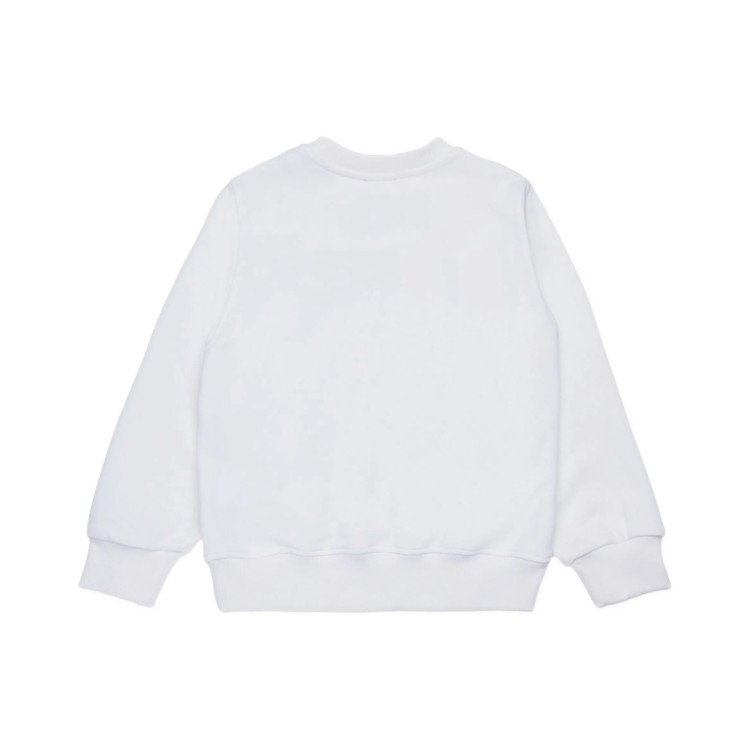 DIESEL Felpa bianca S-Drops bambini