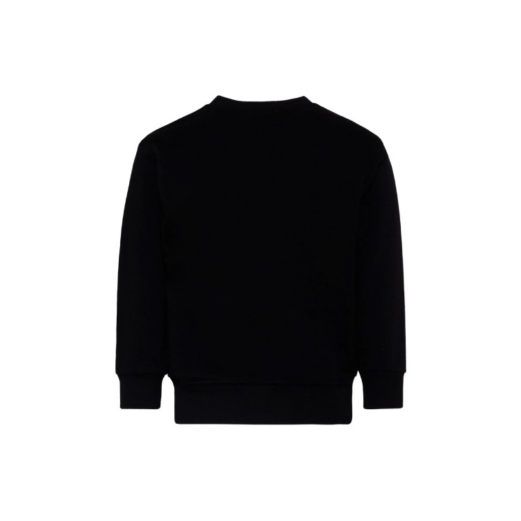 DIESEL Felpa nera S-Drops bambini