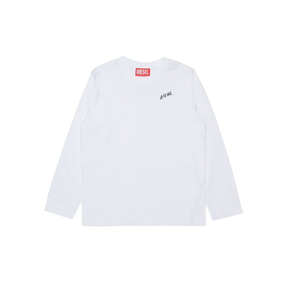 DIESEL T-shirt bianca a...
