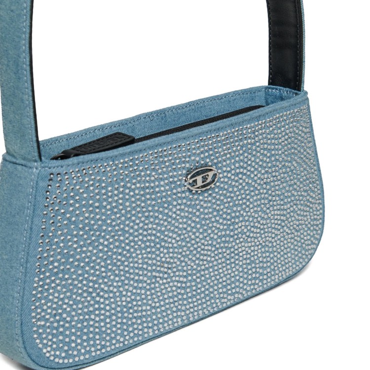 DIESEL Borsa Wjulie in denim con strass bambina