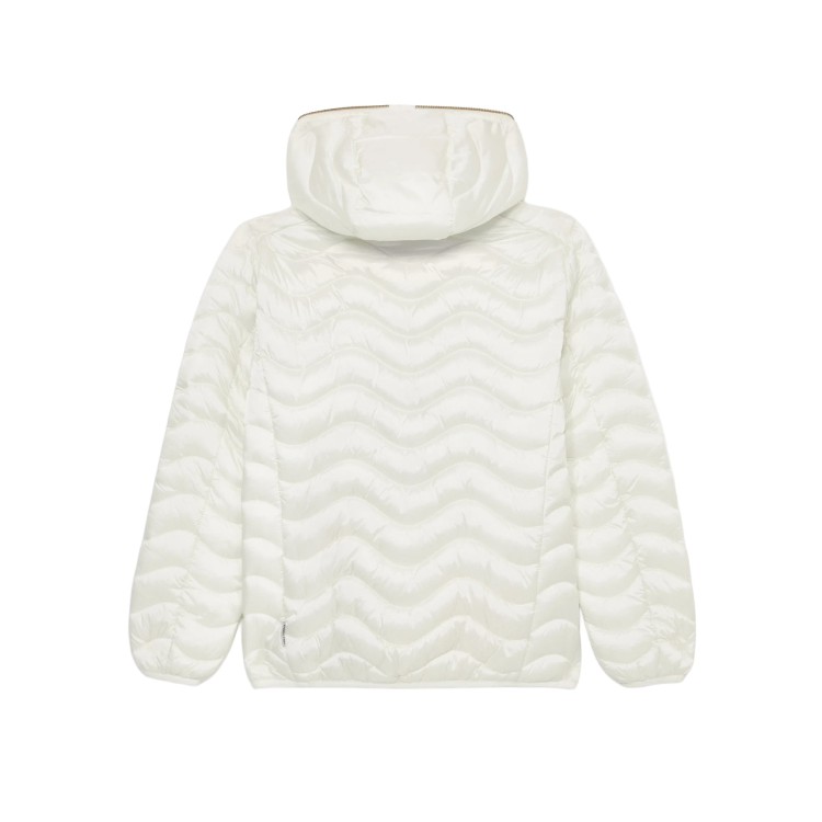 SAVE THE DUCK Giubbotto Ima bianco a onde bambina