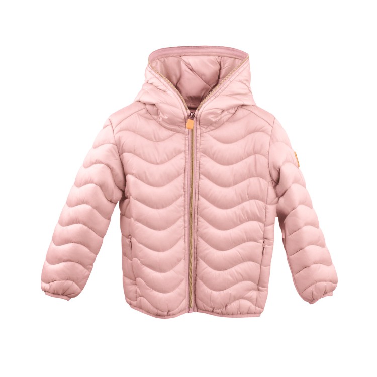 SAVE THE DUCK Giubbotto Ima rosa a onde bambina