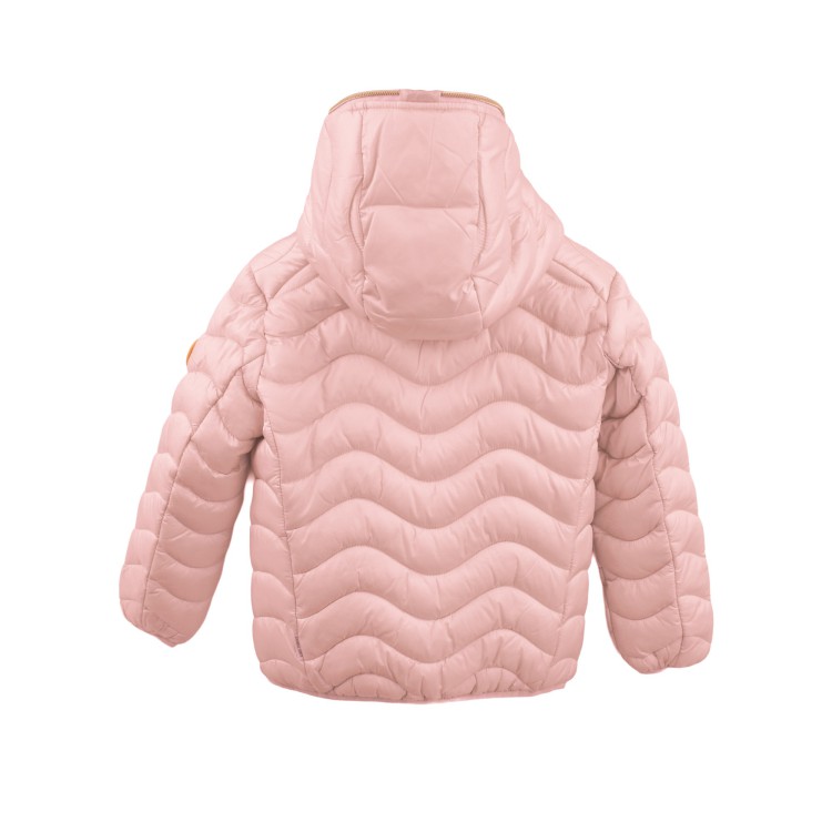 SAVE THE DUCK Giubbotto Ima rosa a onde bambina