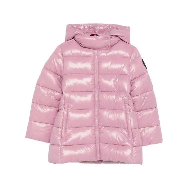 SAVE THE DUCK Giubbotto Kelli rosa lucido bambina