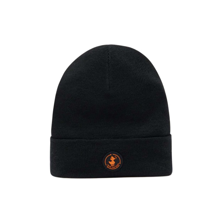 SAVE THE DUCK Cappello nero con logo bambini