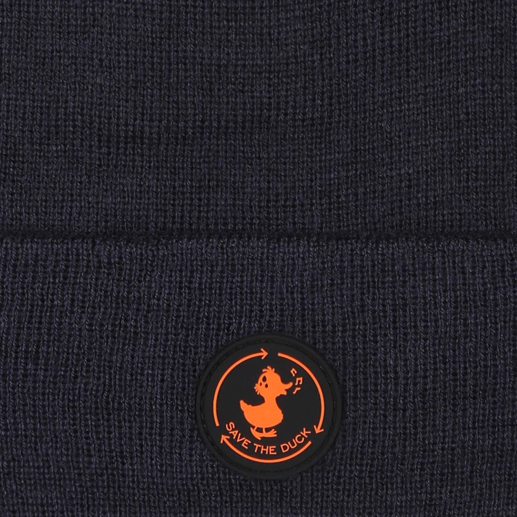 SAVE THE DUCK Cappello blu navy con logo bambini