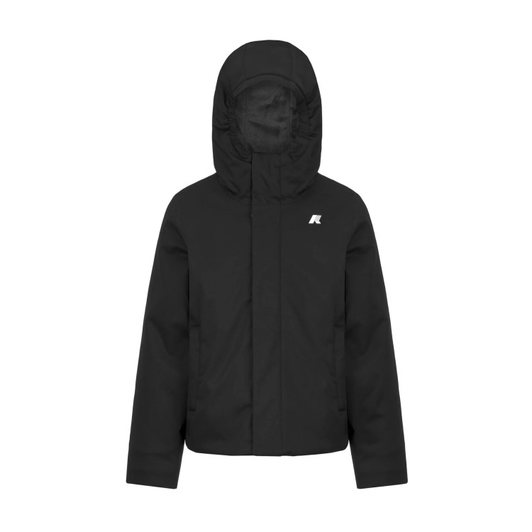 K-WAY Giacca nera con imbottitura leggera bambini