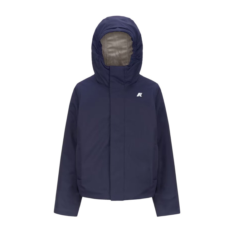 K-WAY Giacca azzurra con imbottitura marmotta bambini