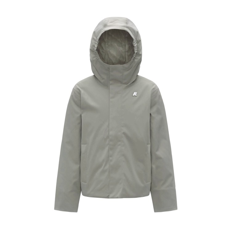 K-WAY Giubbotto verde con imbottitura marmotta bambini
