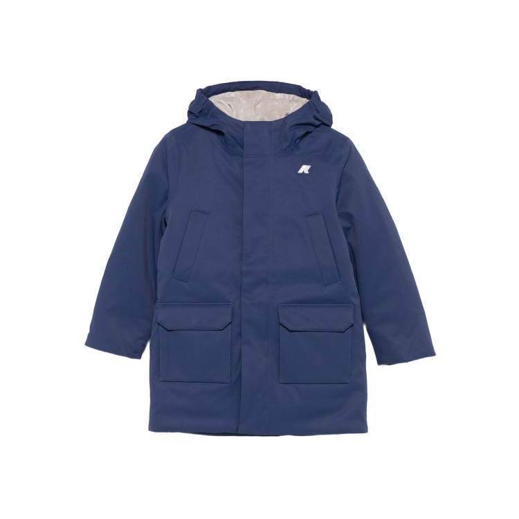 K-WAY Giacca azzurra con imbottitura leggera bambini