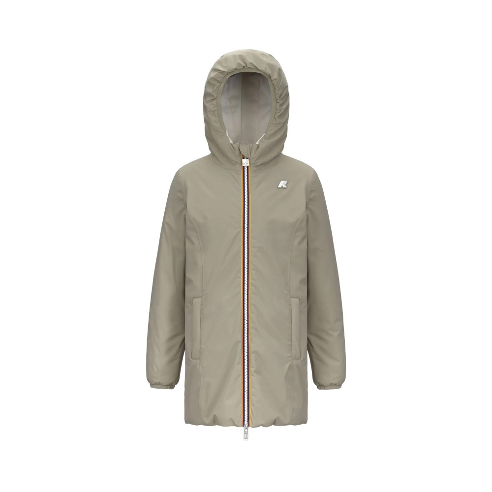 K-WAY Giacca verde e bianca...