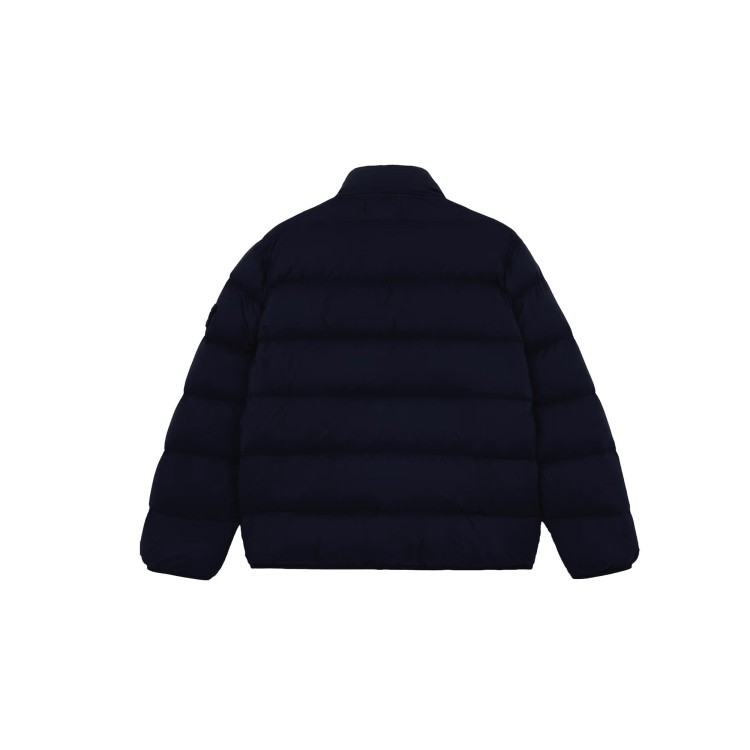 STONE ISLAND Piumino navy in vera piuma bambini