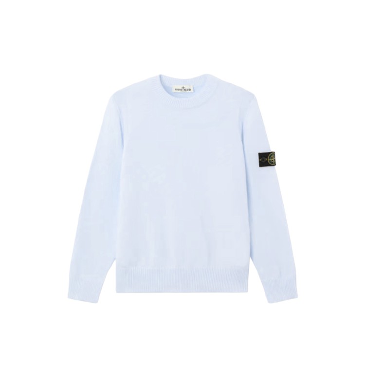 STONE ISLAND Maglione cielo girocollo bambini