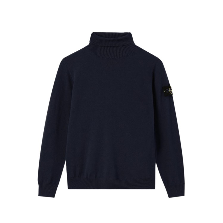 STONE ISLAND Maglione dolcevita navy bambini