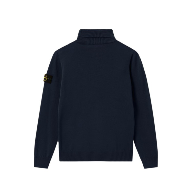 STONE ISLAND Maglione dolcevita navy bambini