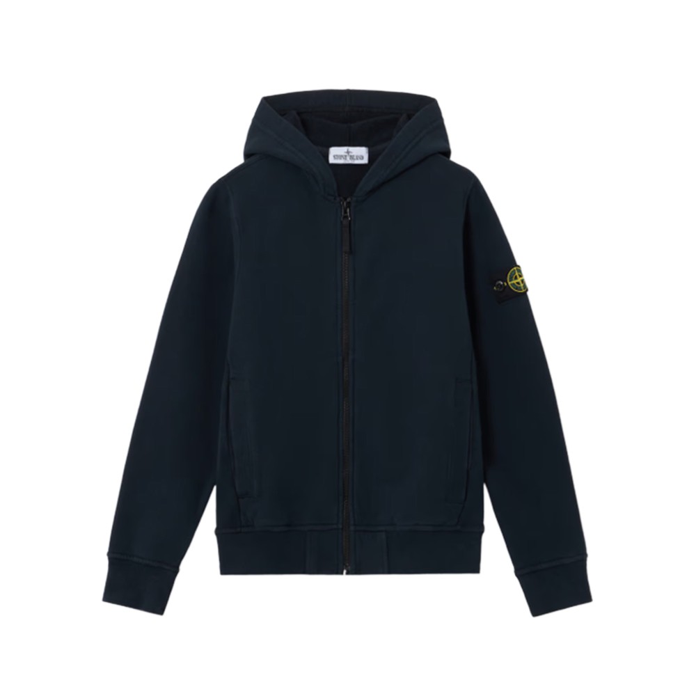 STONE ISLAND Felpa blu navy...