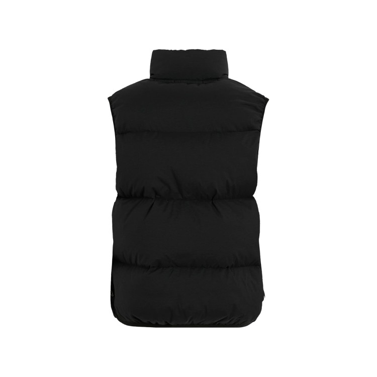 STONE ISLAND Giubbotto nero senza maniche bambini