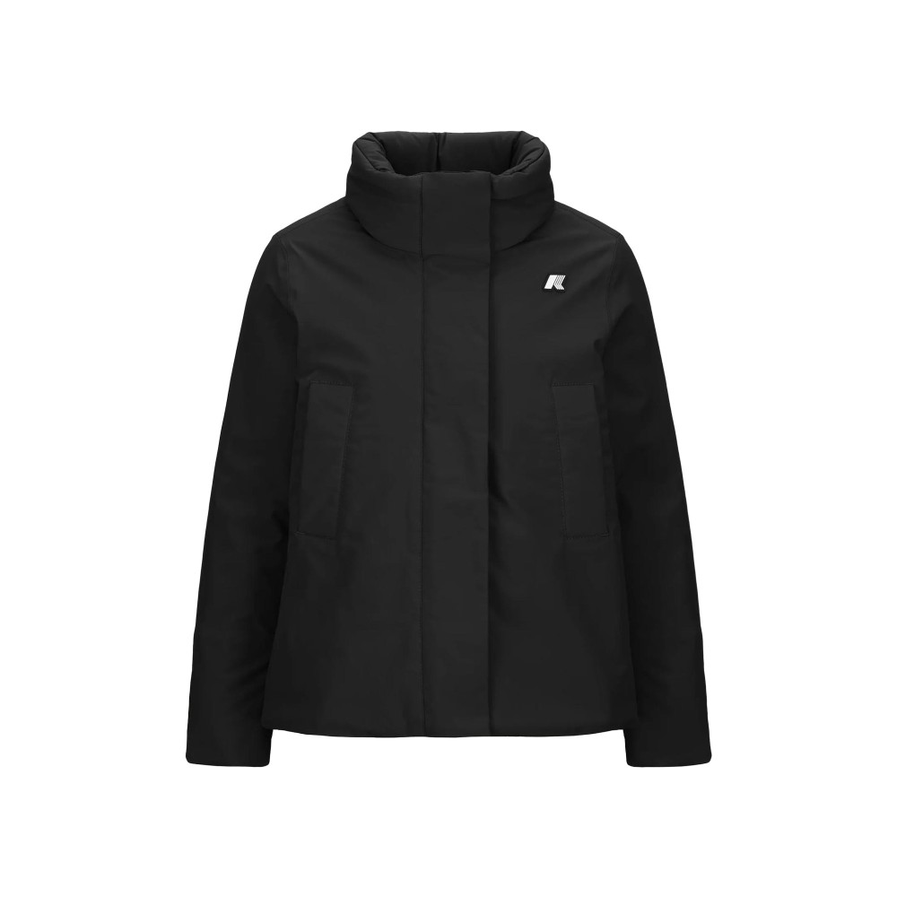 K-WAY Giacca nera a collo...