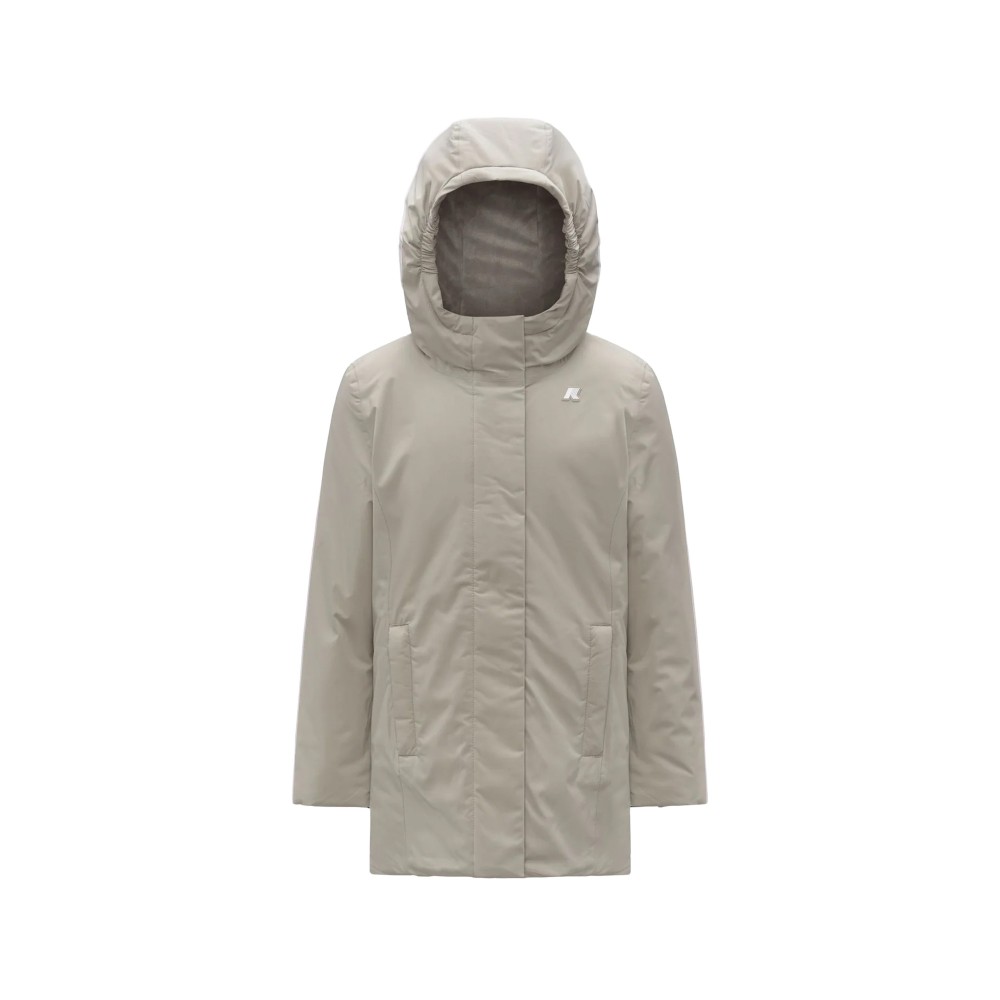 K-WAY Giacca beige lunga...
