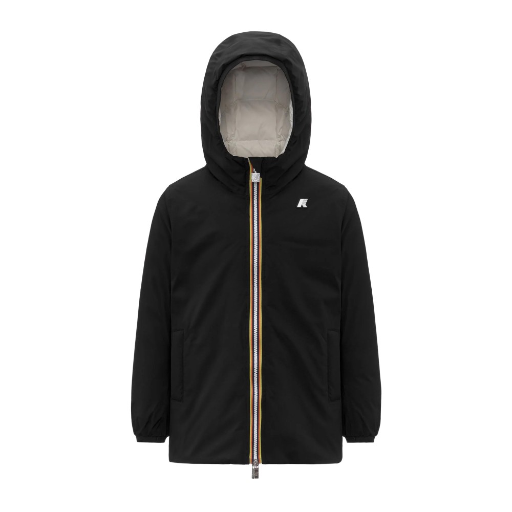 K-WAY Giacca nera lunga...