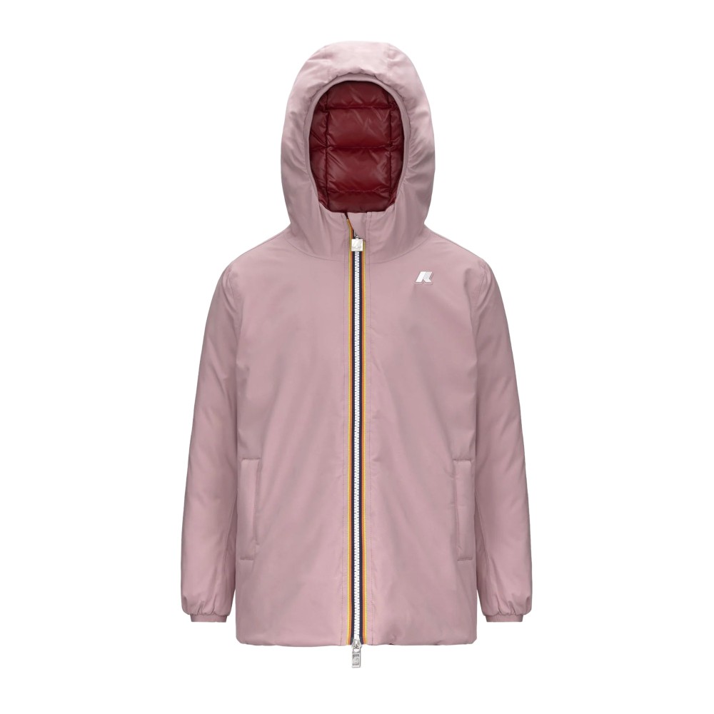 K-WAY Giacca rosa lunga...