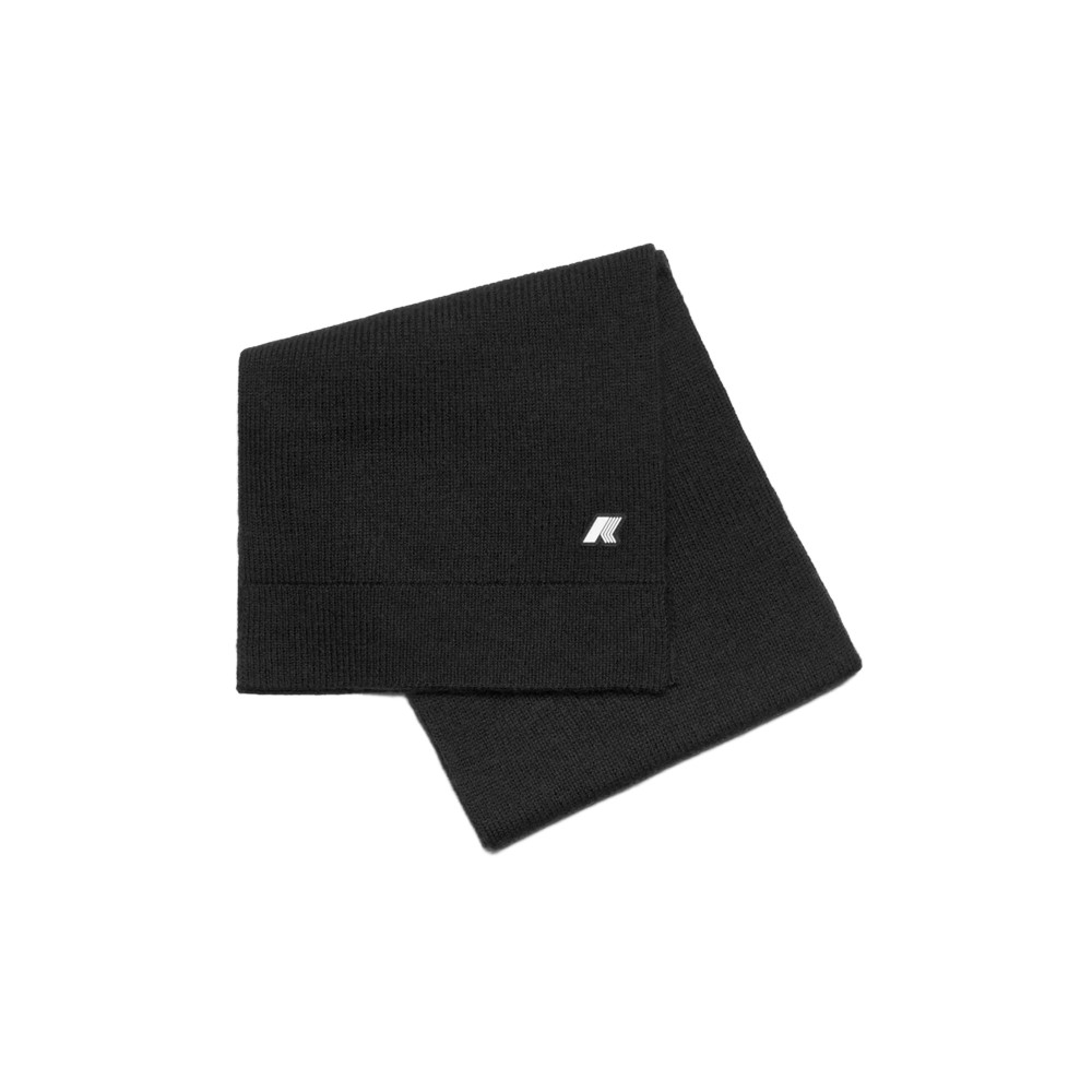 K-WAY Sciarpa nera melange...