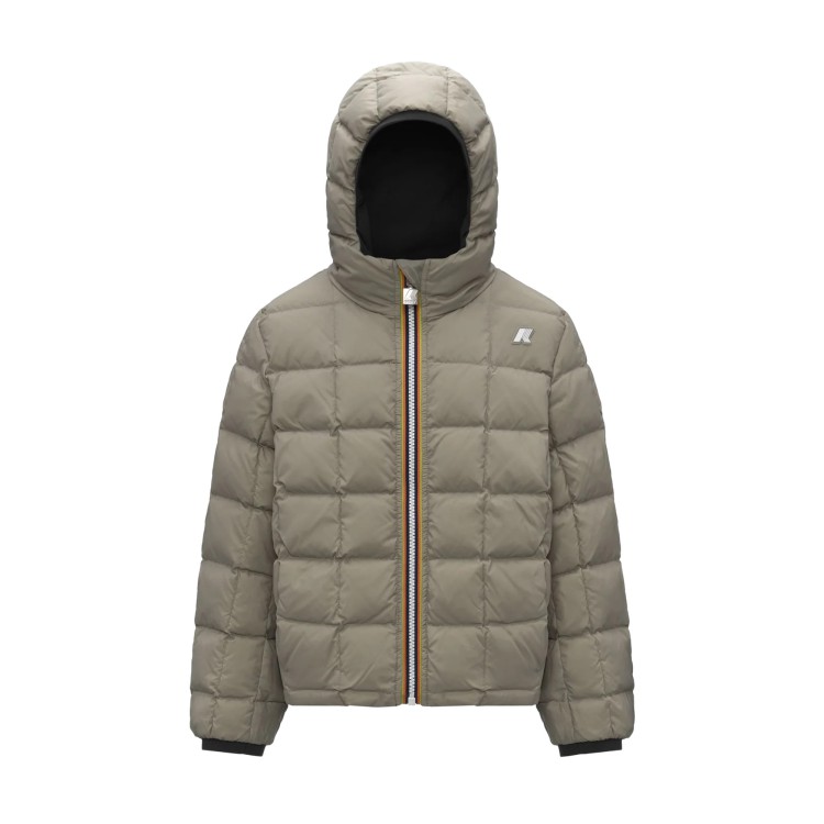 K-WAY Giacca nera con imbottitura trapuntata bambini