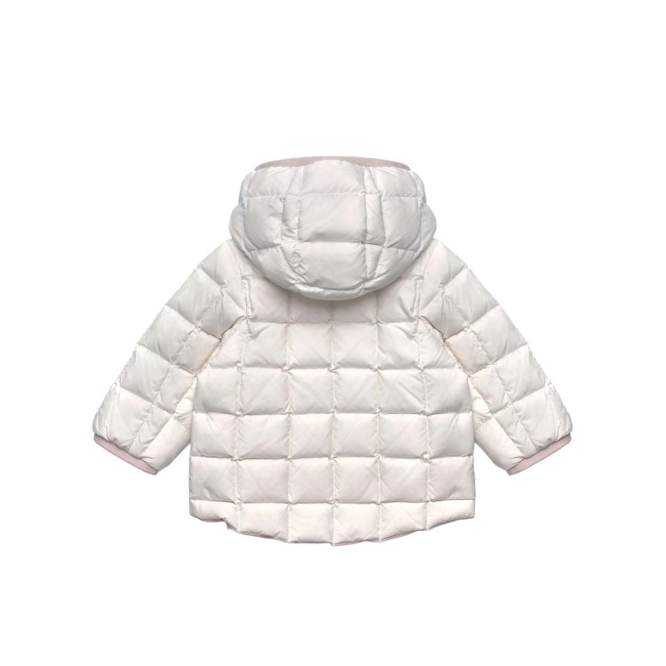 K-WAY Giubbotto rosa e bianco imbottito reversibile neonata