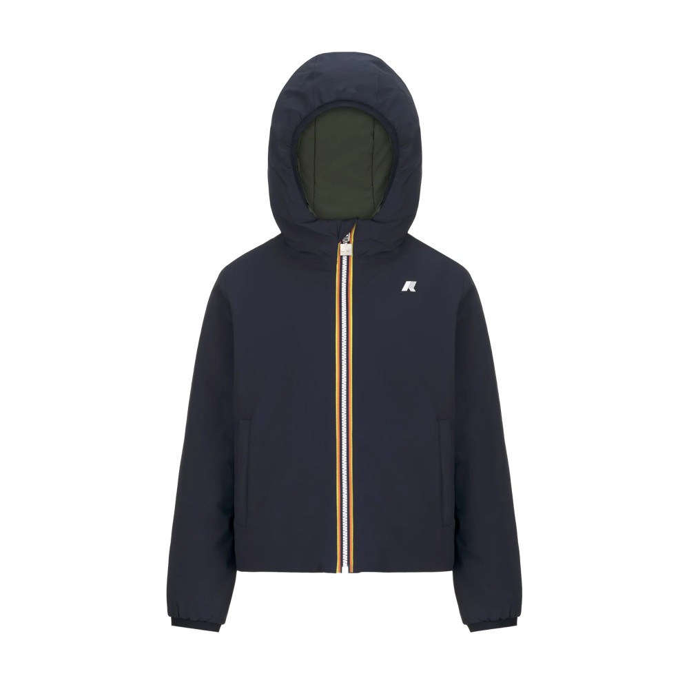 K-WAY Giacca blu e verde...
