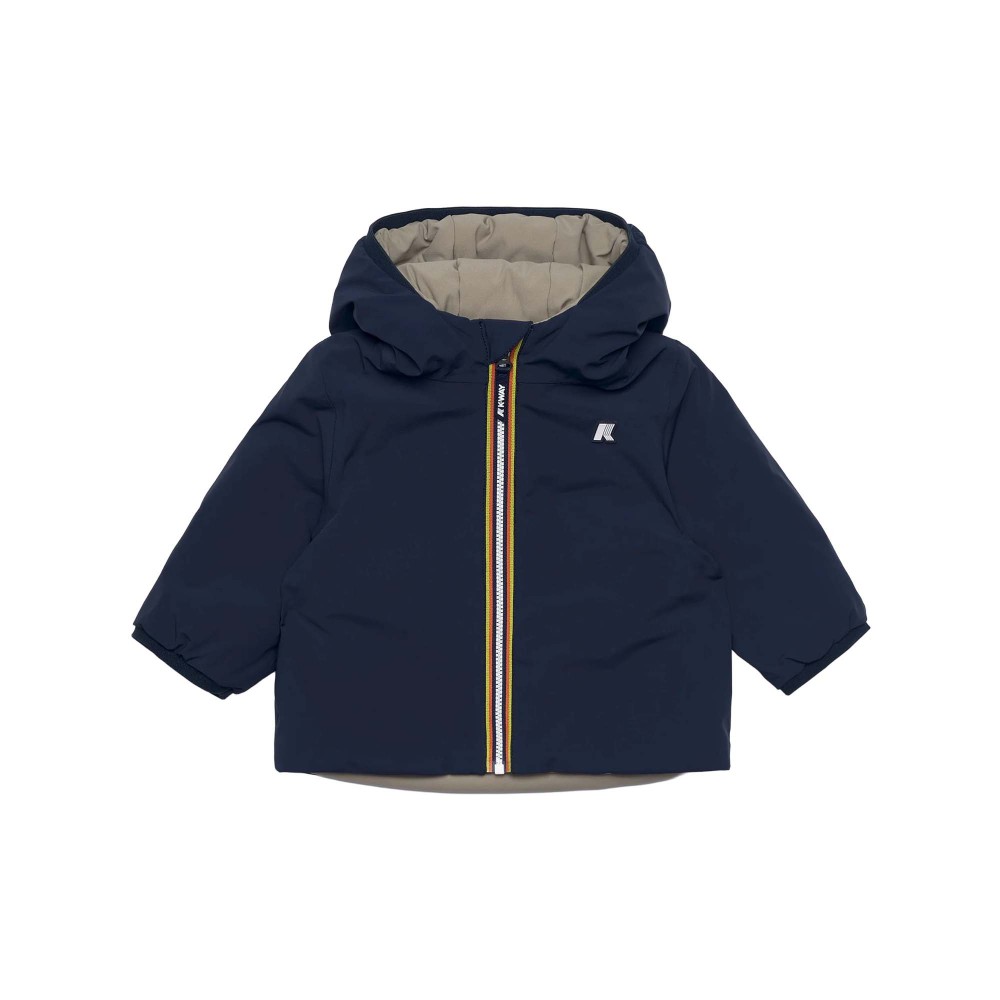 K-WAY Giacca blu e verde...