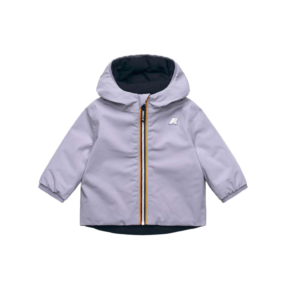 K-WAY Giacca lilla e blu...