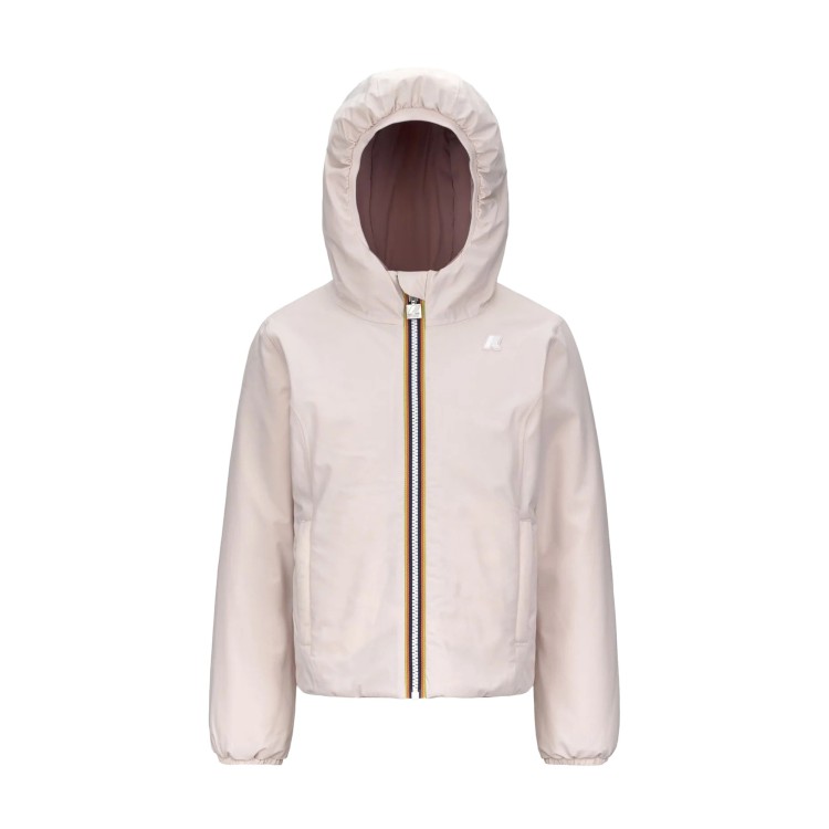 K-WAY Giacca rosa imbottita reversibile bambina