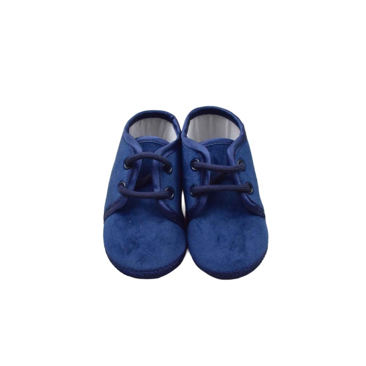 GASTONE Scarpine blu navy neonato