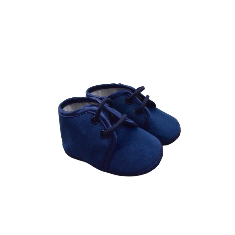 GASTONE Scarpine blu navy neonato