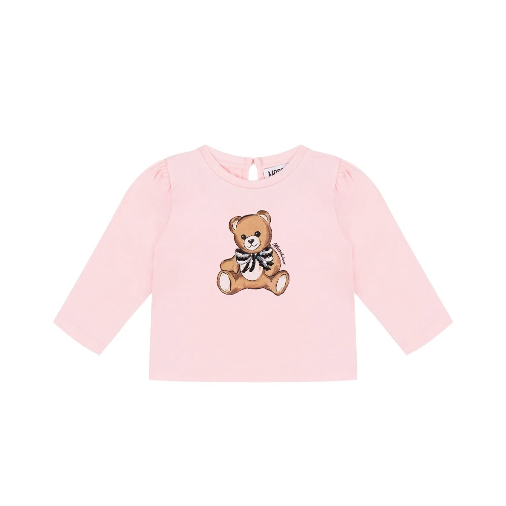 MOSCHINO T-shirt rosa a...
