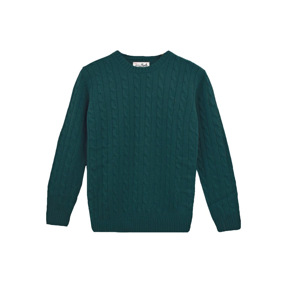 SAINT BARTH Maglione verde...