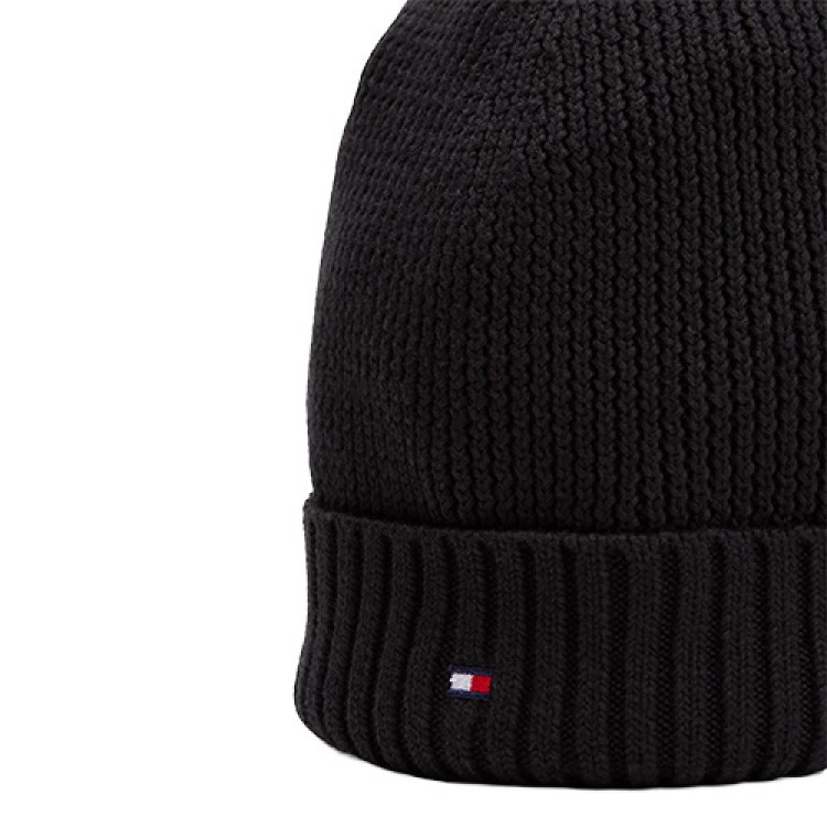 TOMMY HILFIGER Berretto nero con logo bambini