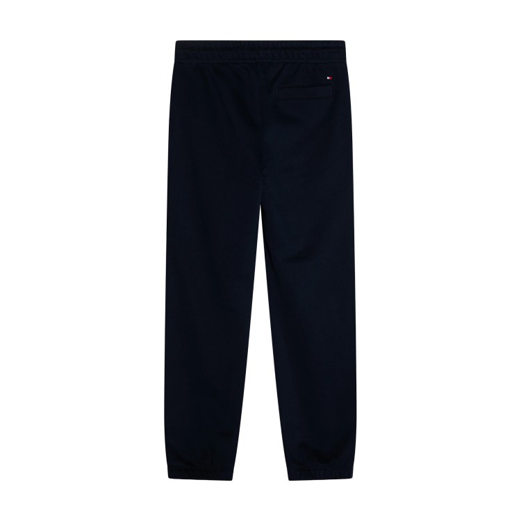 TOMMY HILFIGER Pantaloni blu navy elasticizzati bambini