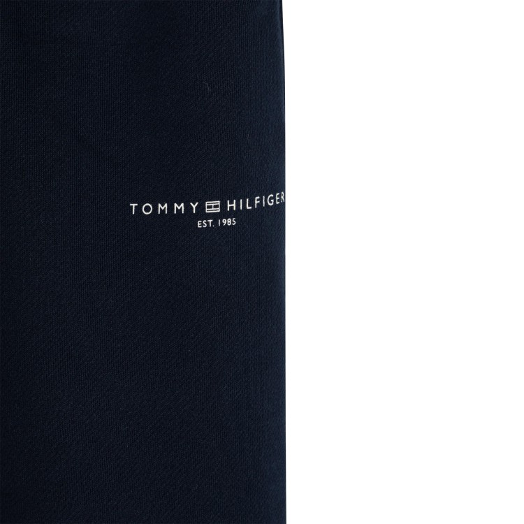 TOMMY HILFIGER Pantaloni blu navy elasticizzati bambini
