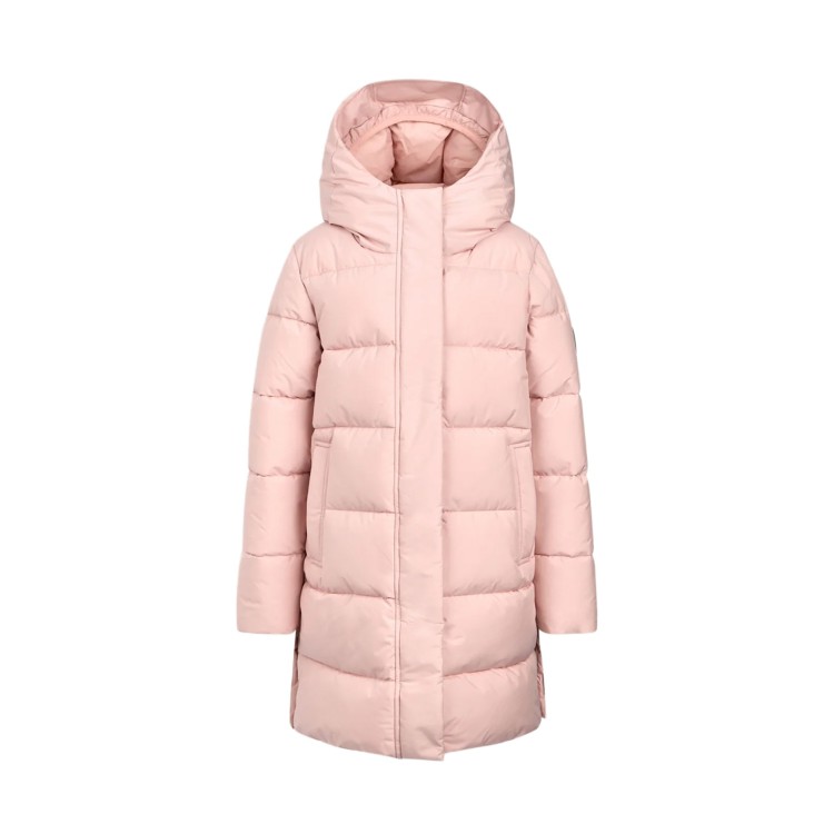 SAVE THE DUCK Giubbotto lungo rosa Trini bambina