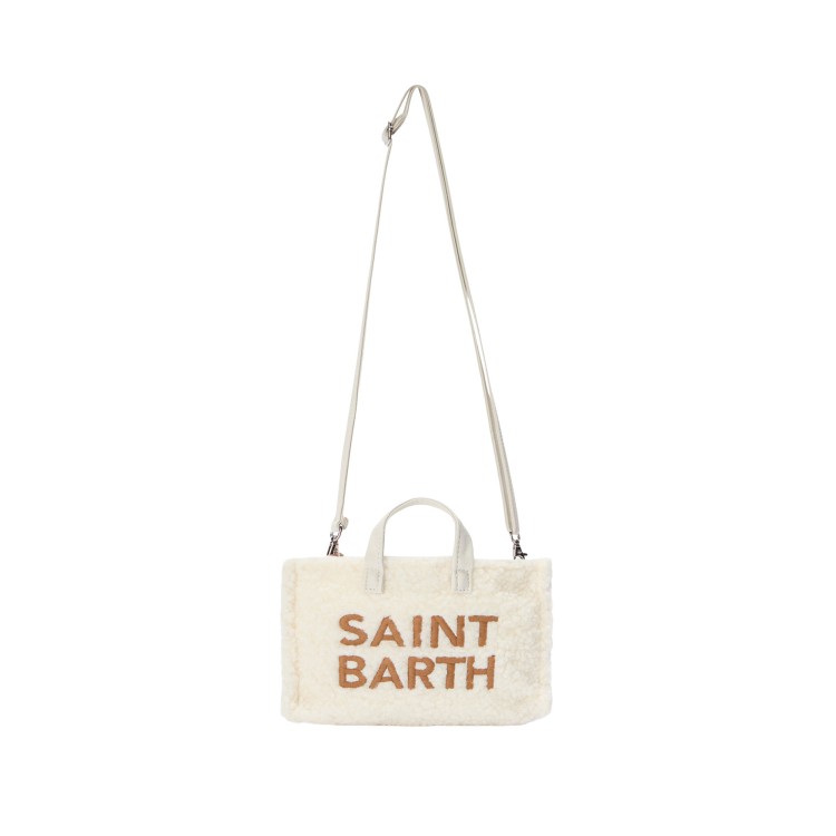 SAINT BARTH Phone bag panna teddy bambina