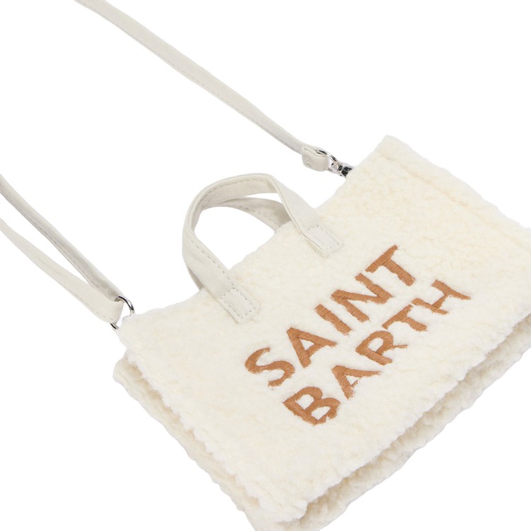 SAINT BARTH Phone bag panna teddy bambina