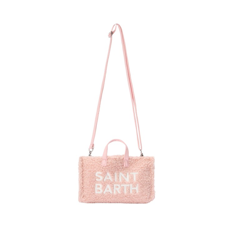 SAINT BARTH Phone bag rosa teddy bambina