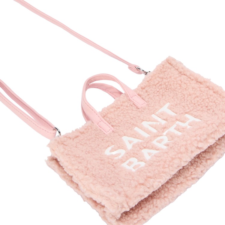 SAINT BARTH Phone bag rosa teddy bambina