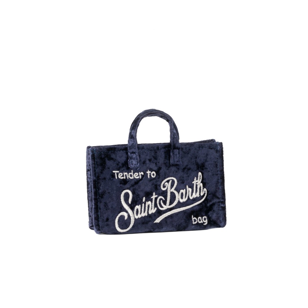 SAINT BARTH Phone bag blu...