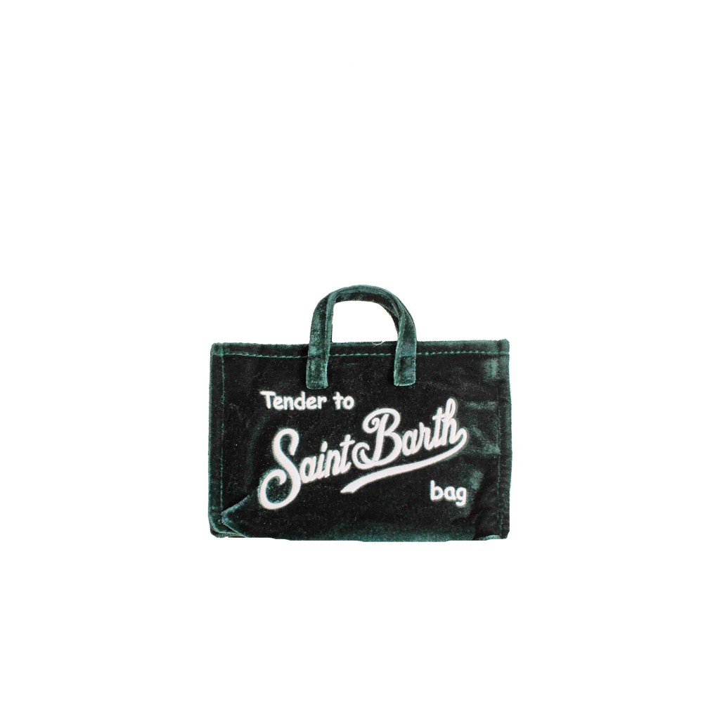 SAINT BARTH Phone bag verde...