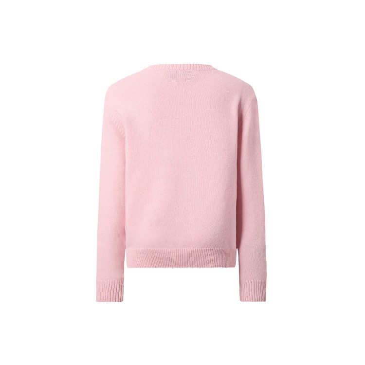 SAINT BARTH Maglione rosa "born to shine" bambina