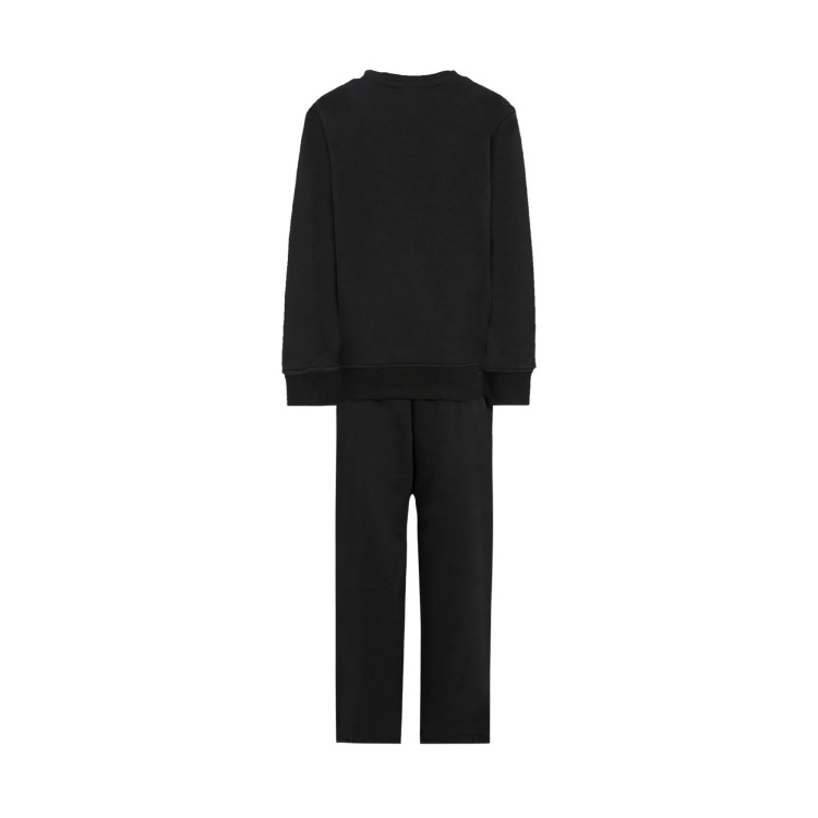 JOHN RICHMOND Tuta sportiva nera con logo bambino